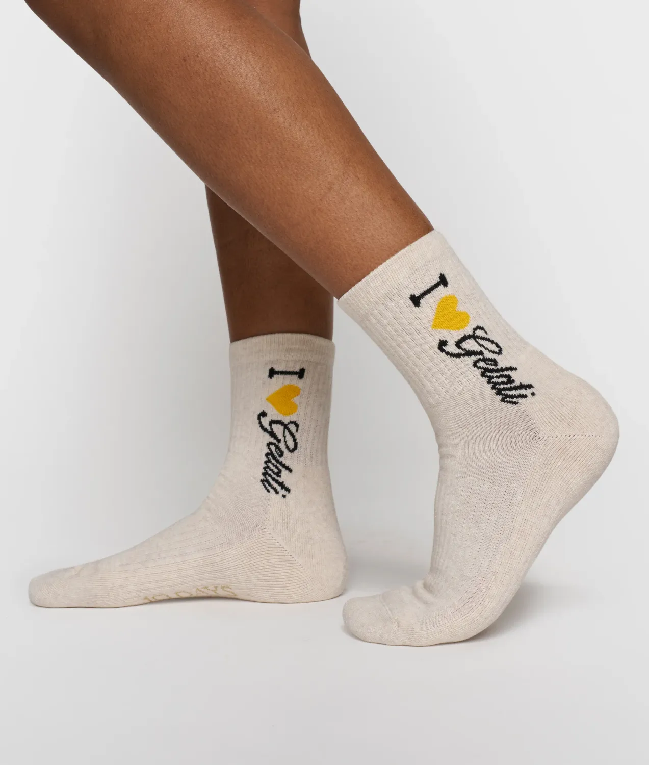 10 Days socks gelati soft white melee