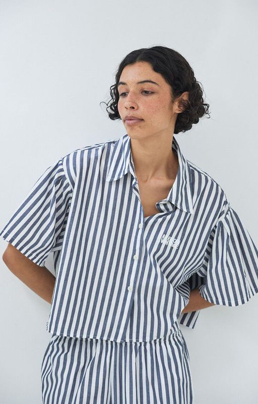 American Vintage CHEMISE RAYURES ENCRE