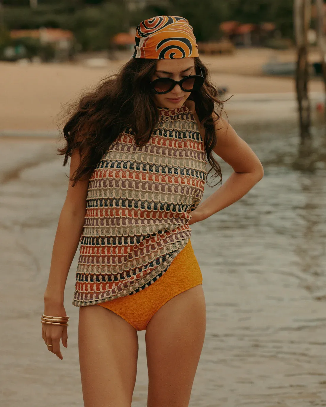 Summum Woman Top Multicolour crochet 120