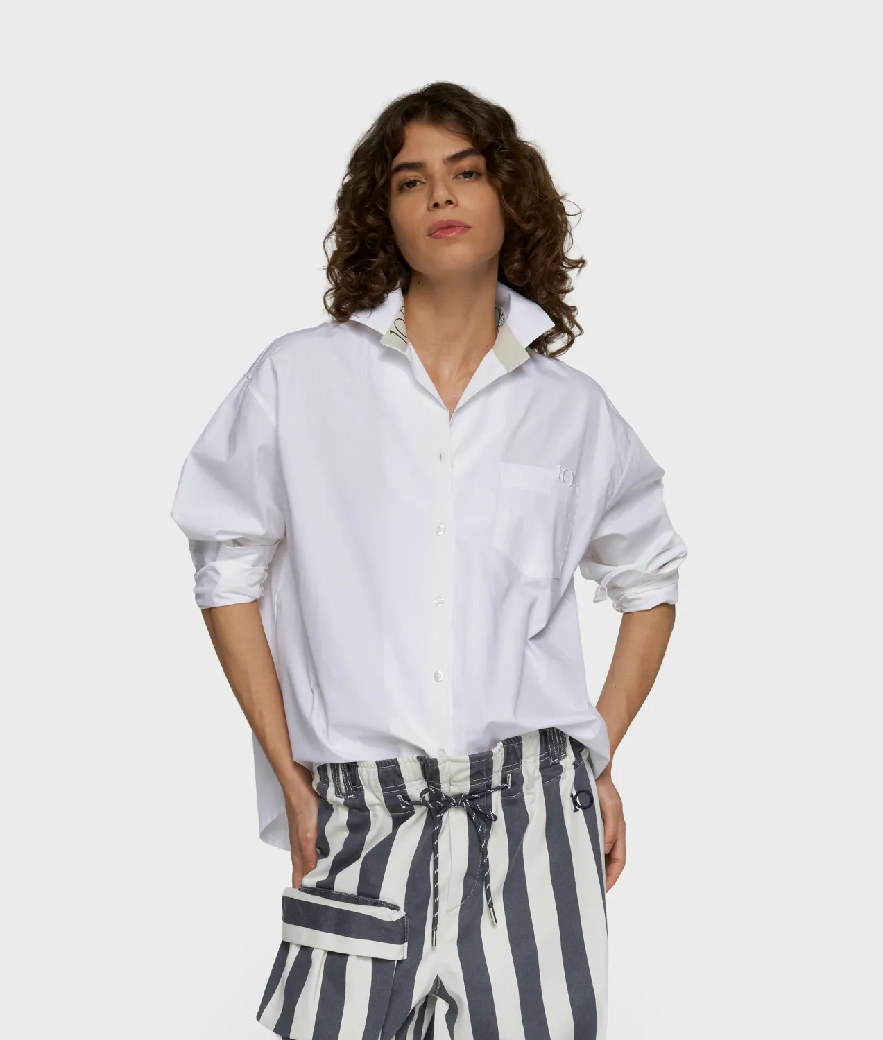 10 Days shirt white