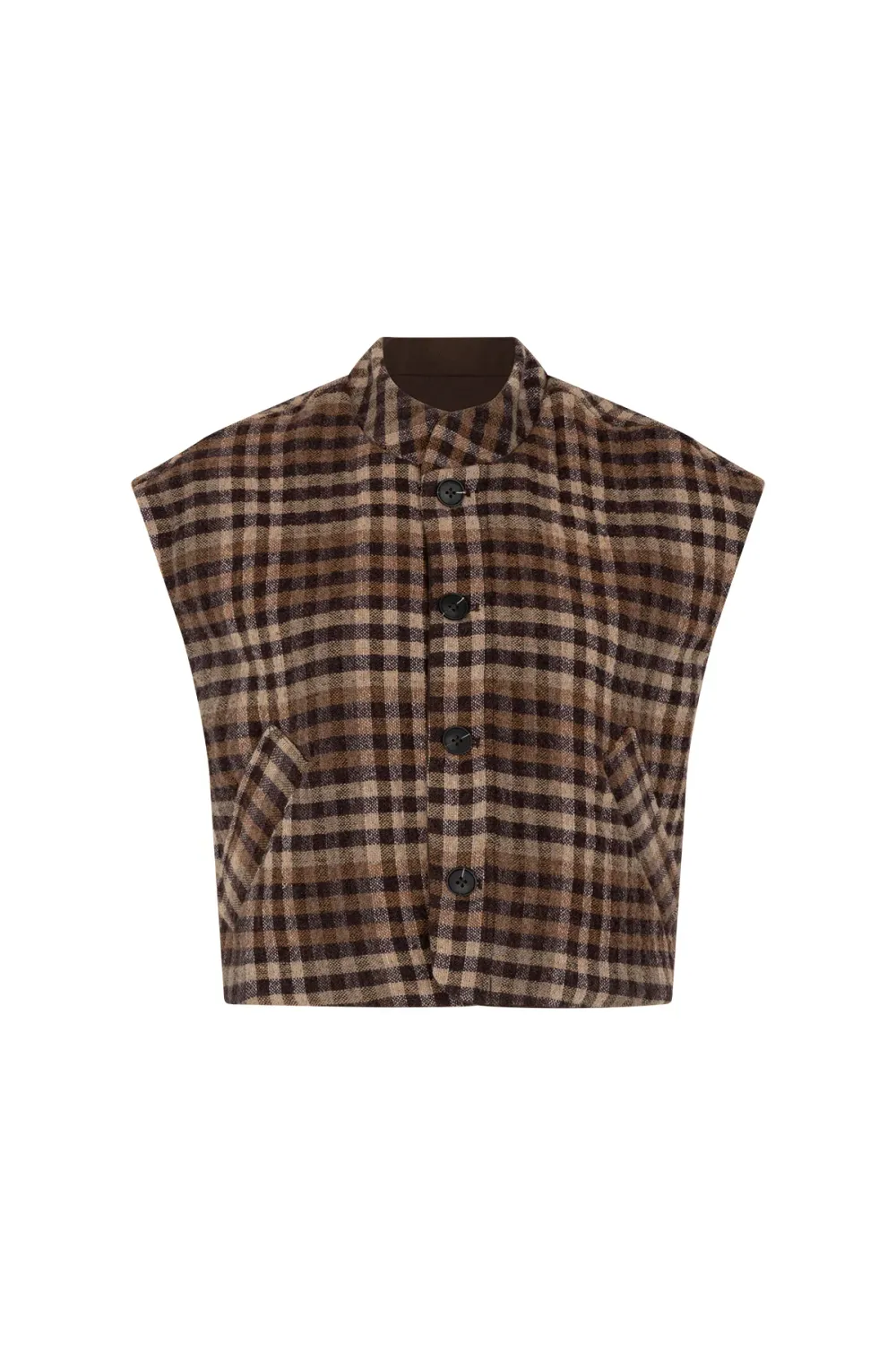 Ruby Tuesday CISONNE Woolen check gilet