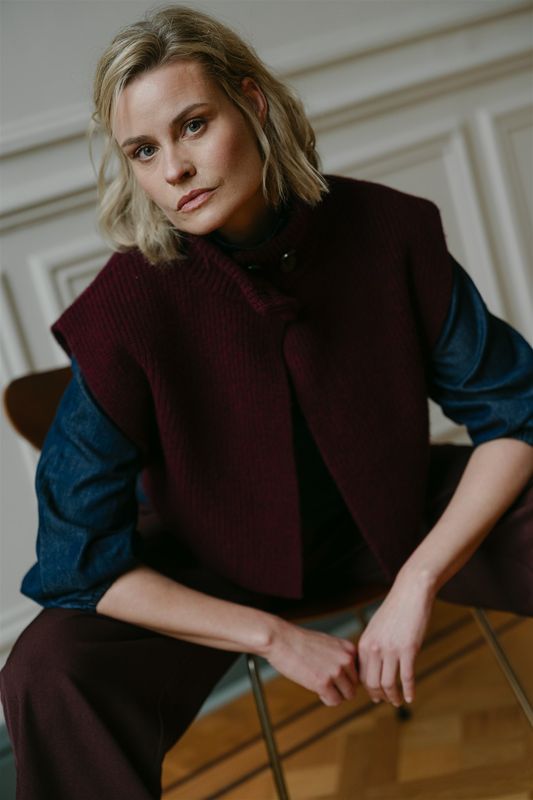 aimeethelabel JesperW6 Blouse Blue jeans
