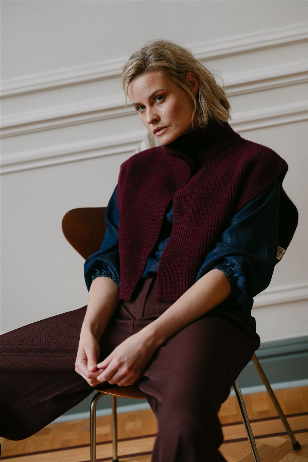aimeethelabel JesperW6 Blouse Blue jeans