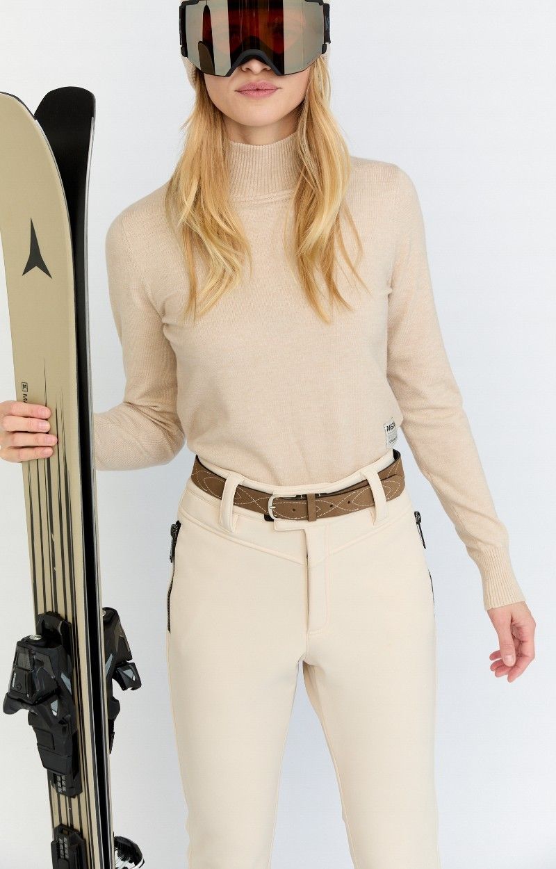 Moscow Pullover lange mouw Chalk Solid
