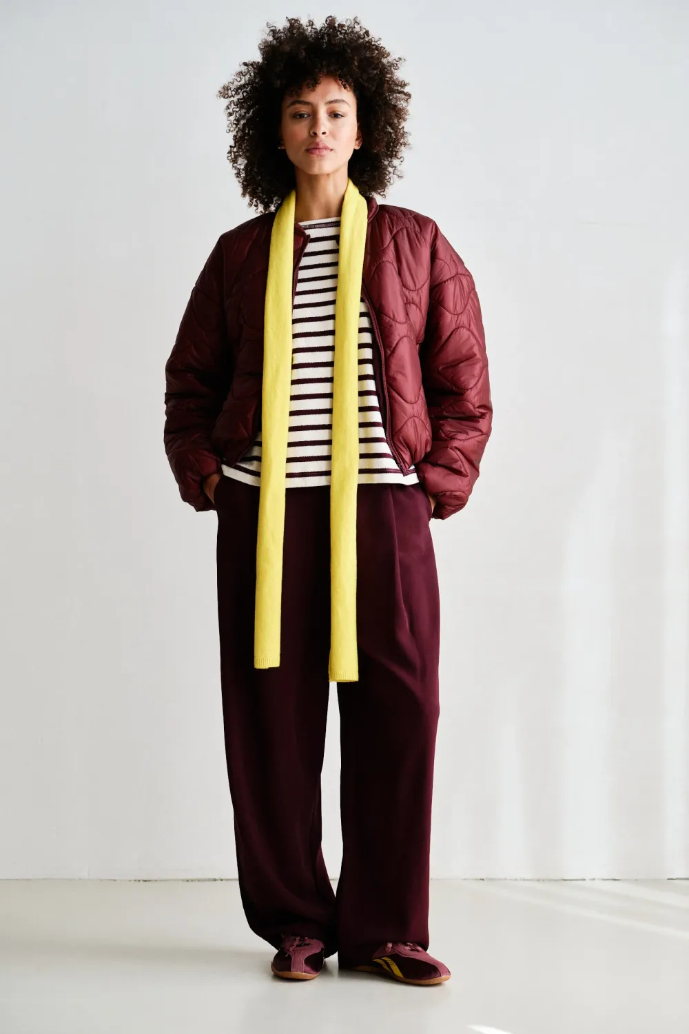 PENN &amp; INK N.Y. Coat aubergine