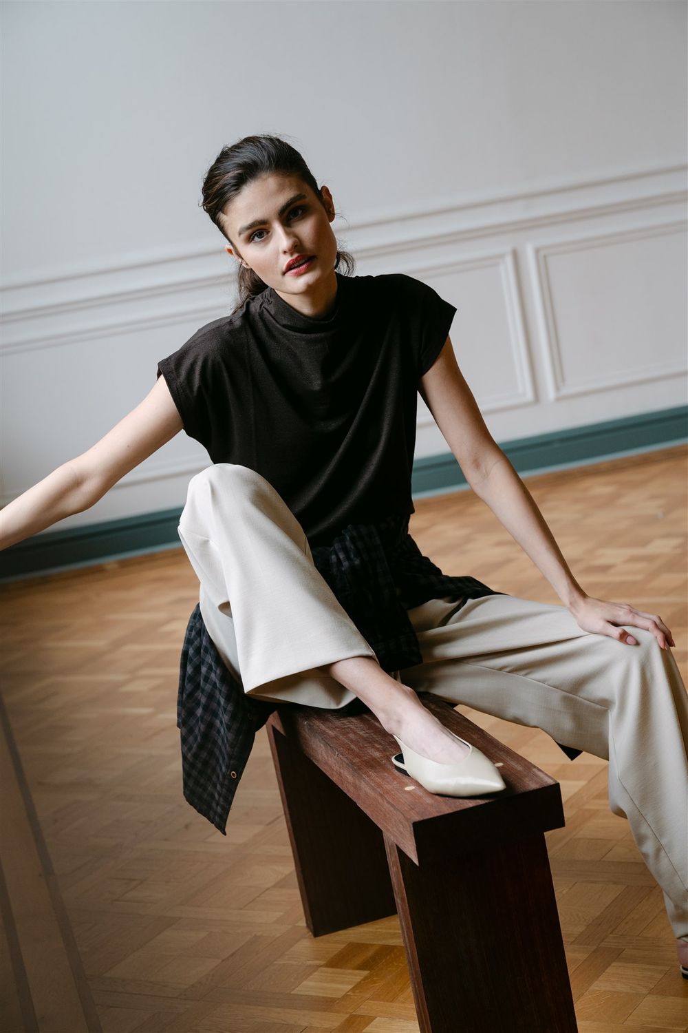 Aimee the Label MandyW6 Top Brown