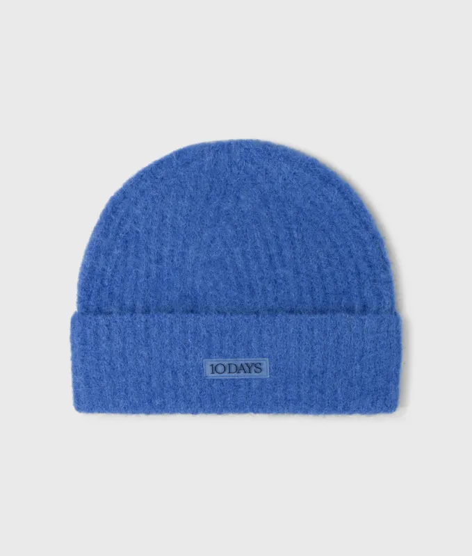10 Days hairy beanie ultramarine