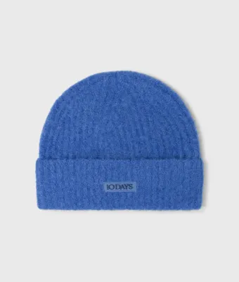 10 Days hairy beanie ultramarine
