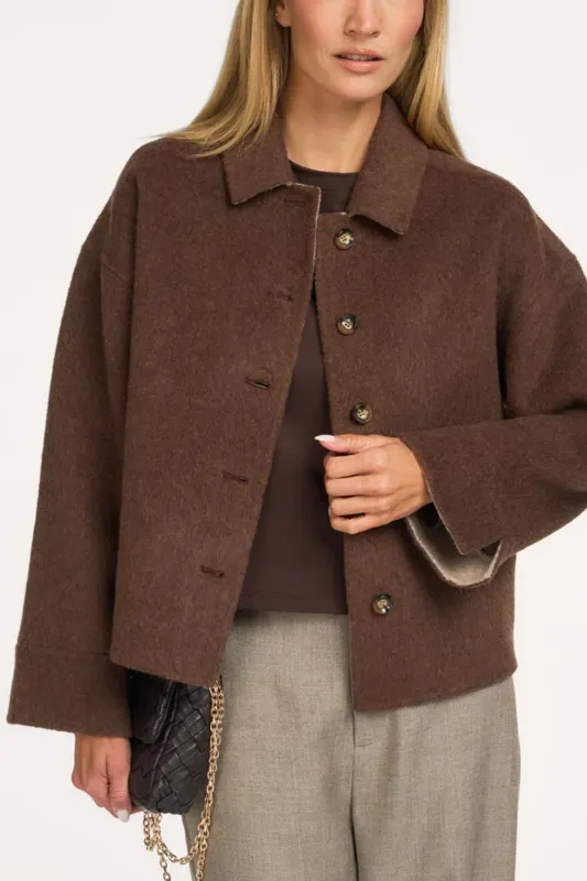 Ruby Tuesday CIBEAU Woolen silk overshirt