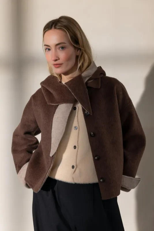 Ruby Tuesday CIBEAU Woolen silk overshirt