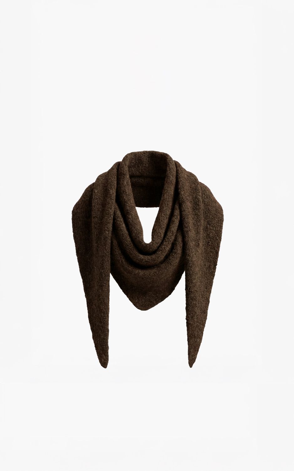 Aimee the Label LuzernW6 Scarf Brown/Marine melange