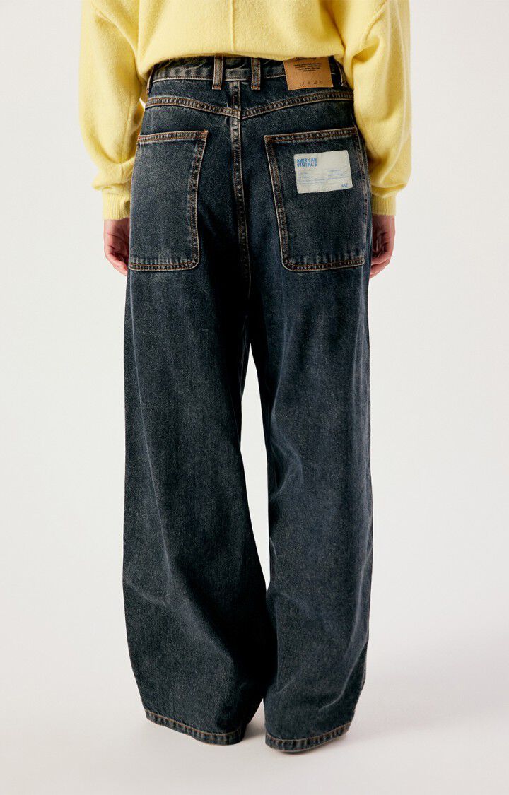 American Vintage 5 POCHES LONG BLUE BLACK