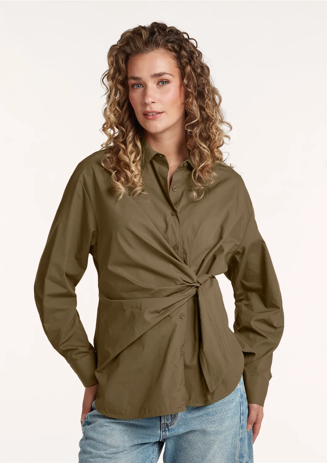 Circle of Trust ALLY BLOUSE Teak