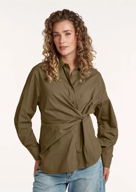 Circle of Trust ALLY BLOUSE Teak
