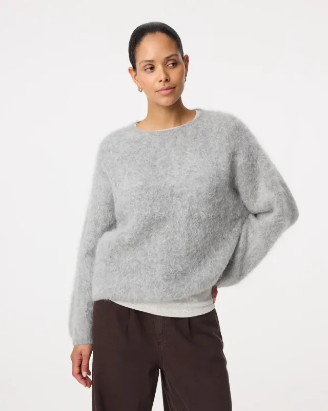 Knit-ted Amalia Pullover Mid Grey