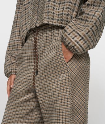 10 Days western jogger check champagne