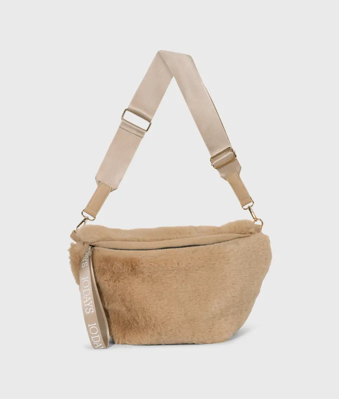 10 Days fluffy fanny pack grey mango