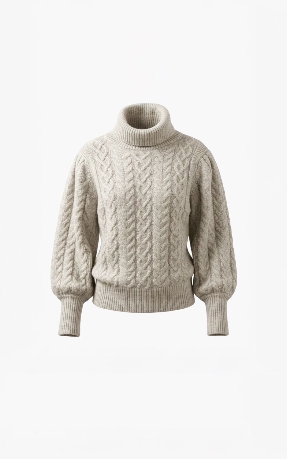 Aimee the Label CzechW6 Cable knit sweater Sand Melange