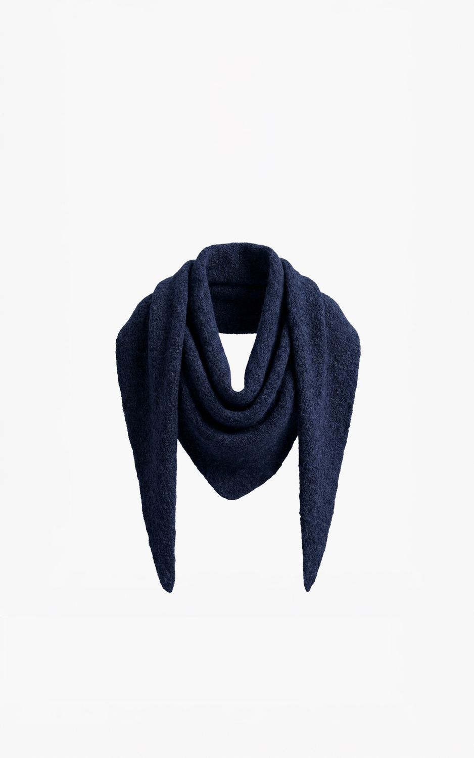Aimee the Label LuzernW6 Scarf Marine/ Black melange