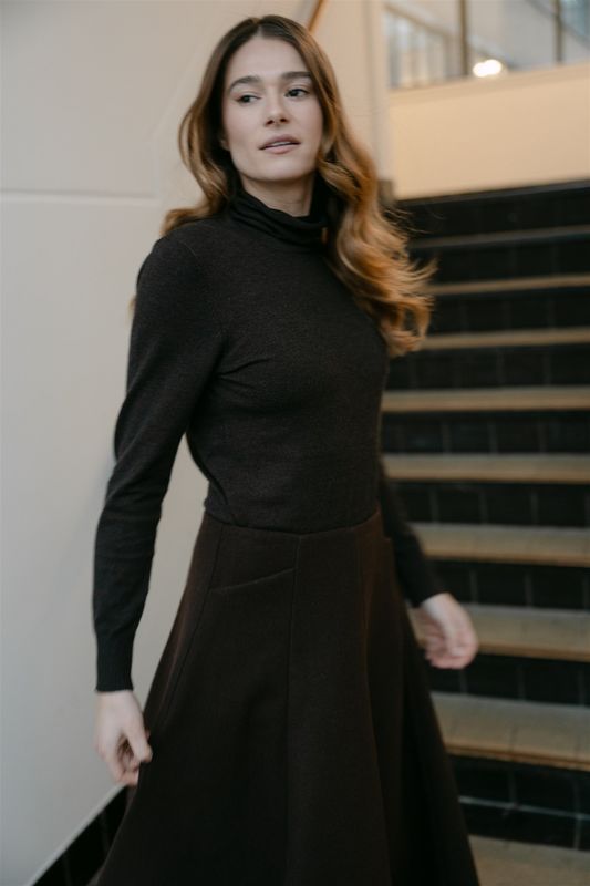 Aimee the Label OmanW6 Turtleneck Brown