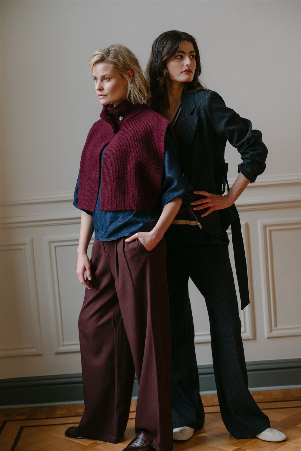Aimee the Label LuxW6 trouser Burgundy