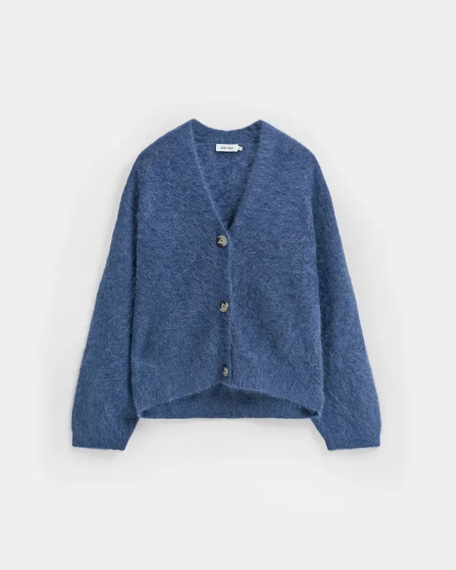 Knit-ted Maris Cardigan Mid blue