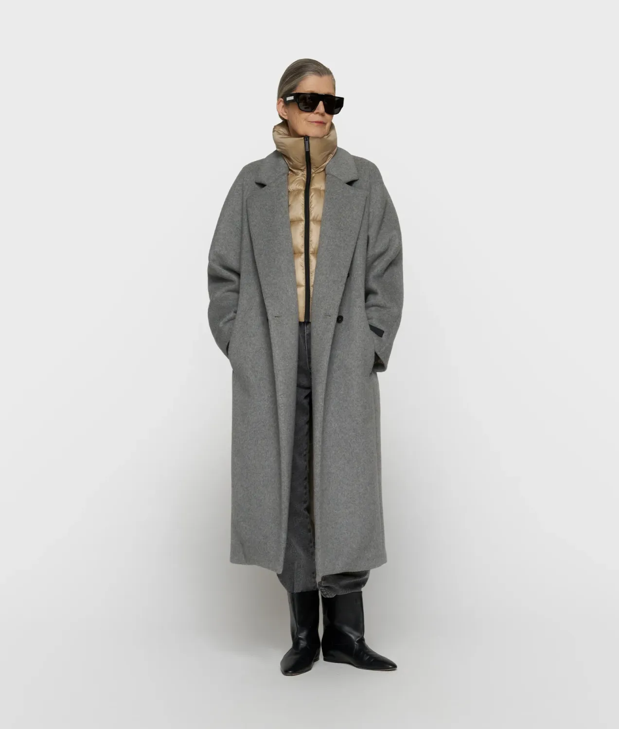10 Days the chic coat grey melee