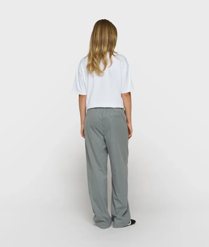 10 Days tapared pants light grey melee