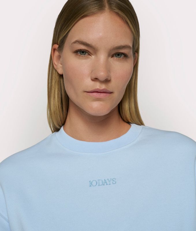 10 Days petite statement sweater angel blue