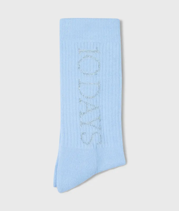 10 Days long socks 10DAYS angel blue