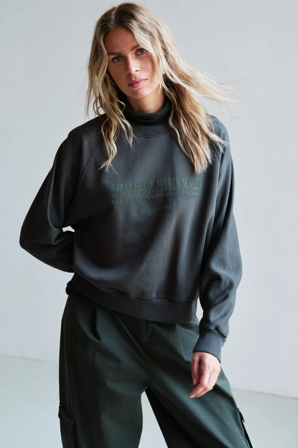 PENN &amp; INK N.Y. Sweater print peat