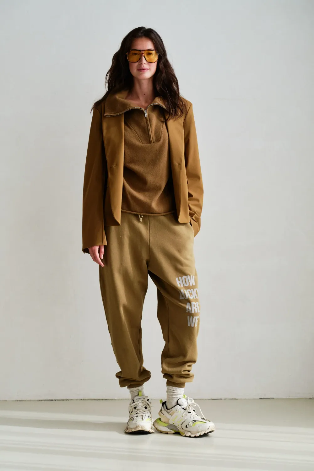 PENN &amp; INK N.Y. Trousers print butternut