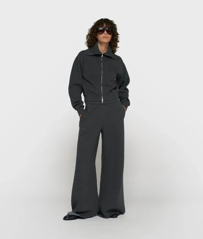 10 Days zip cardigan fleece antra melee