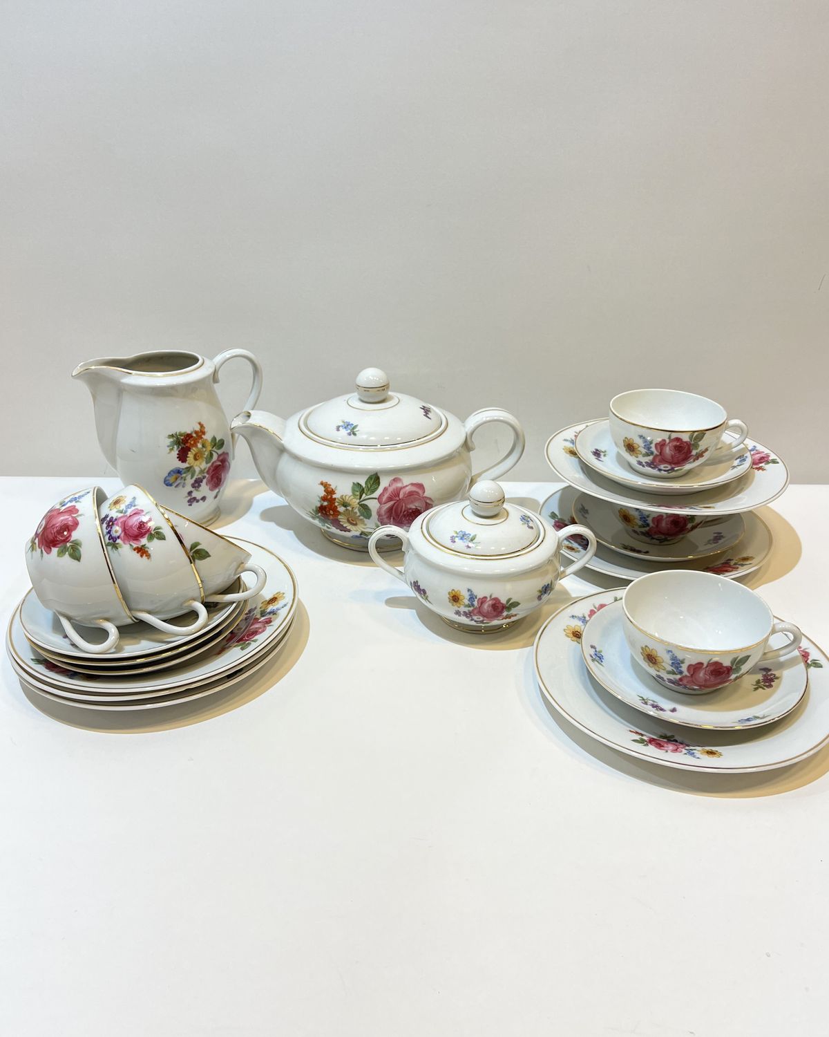 Juego de té checoslovaco
