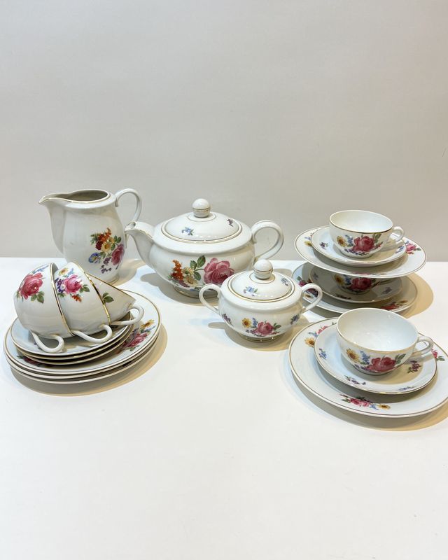 Juego de té checoslovaco