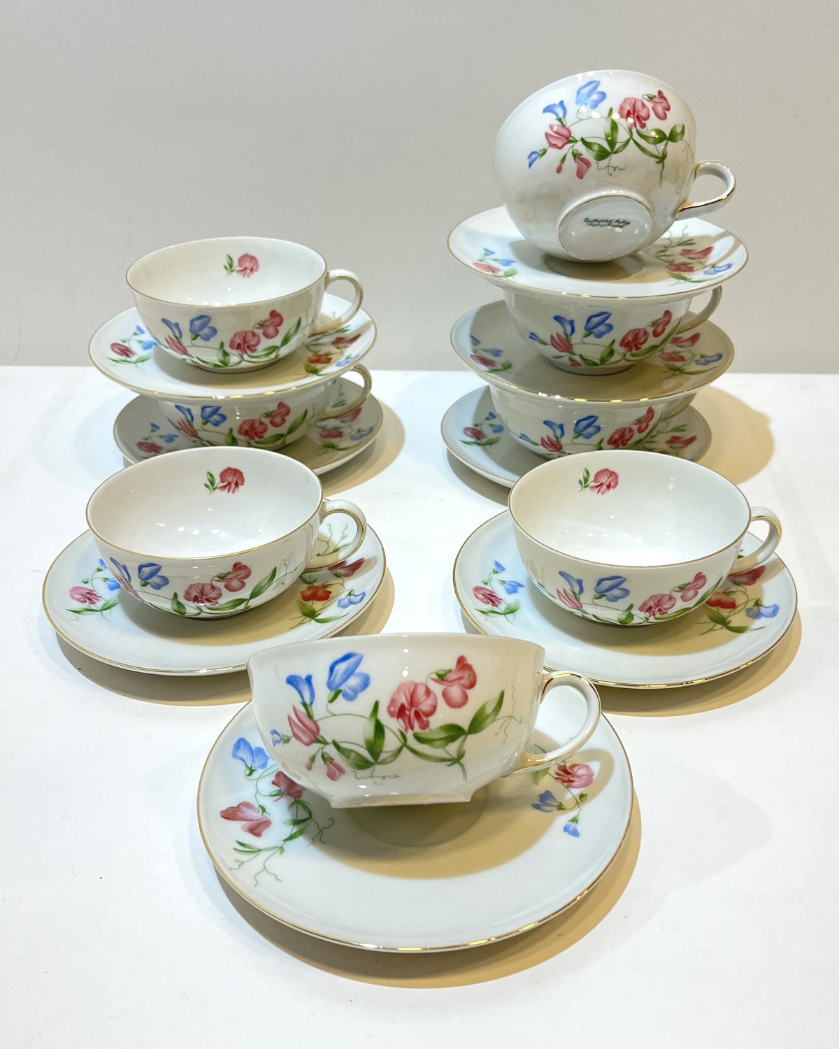 Dúos de té porcelana alemana