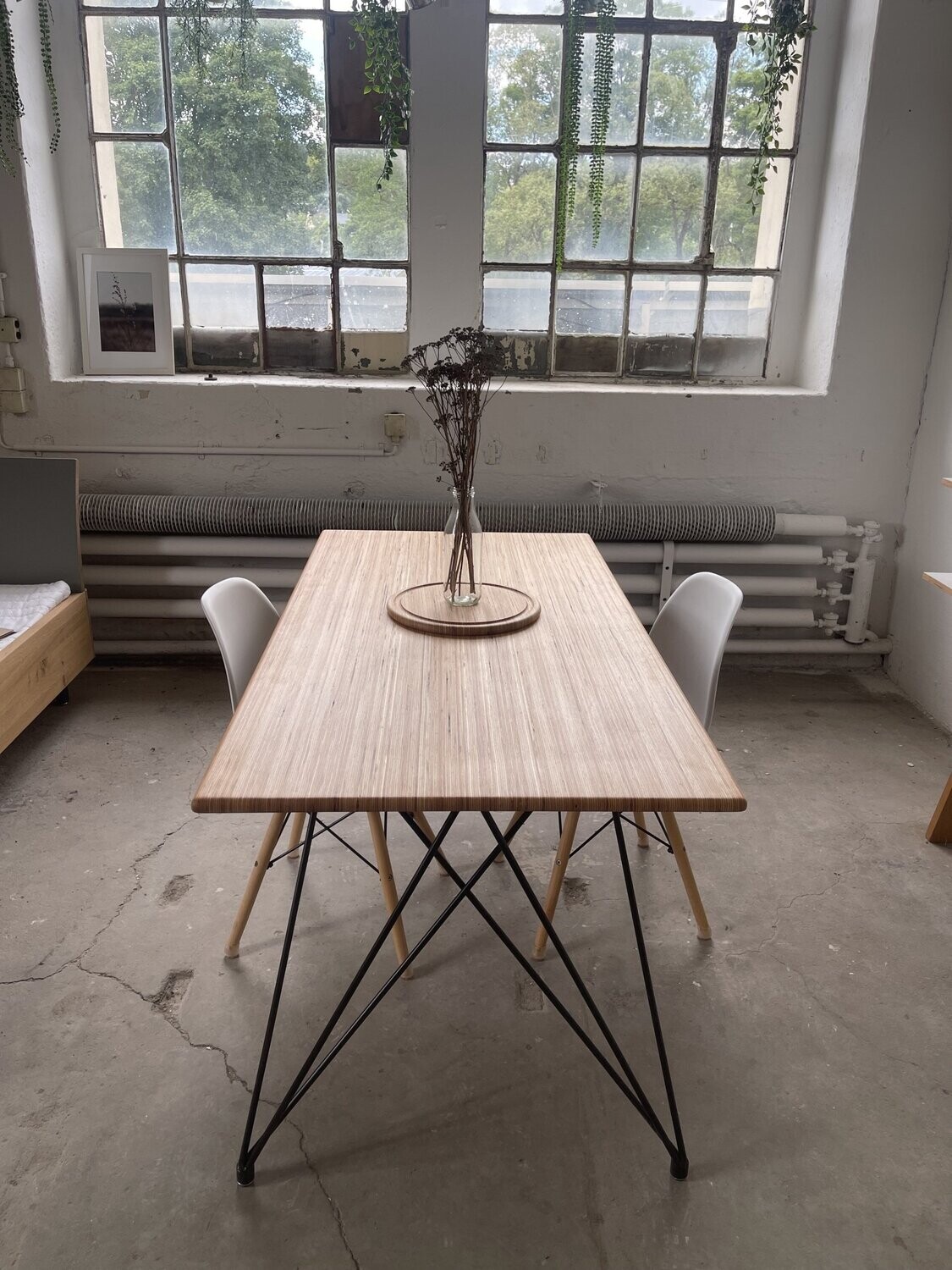 Massivholz Maßtisch X-Form