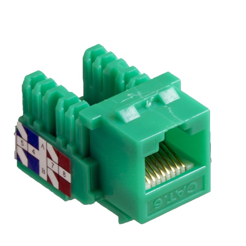 Category 6 &quot;U&quot; Style Keystone Jacks as Low as $.1.08 ea.