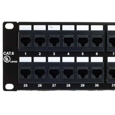 48 Port UL Cat-6 Patch Panel as Low as $44.00 ea.