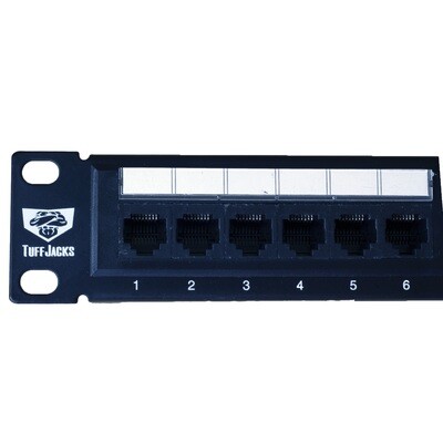 24 Port Cat-6 Patch Panel with Wire Management Bar as Low as $24.00 ea.