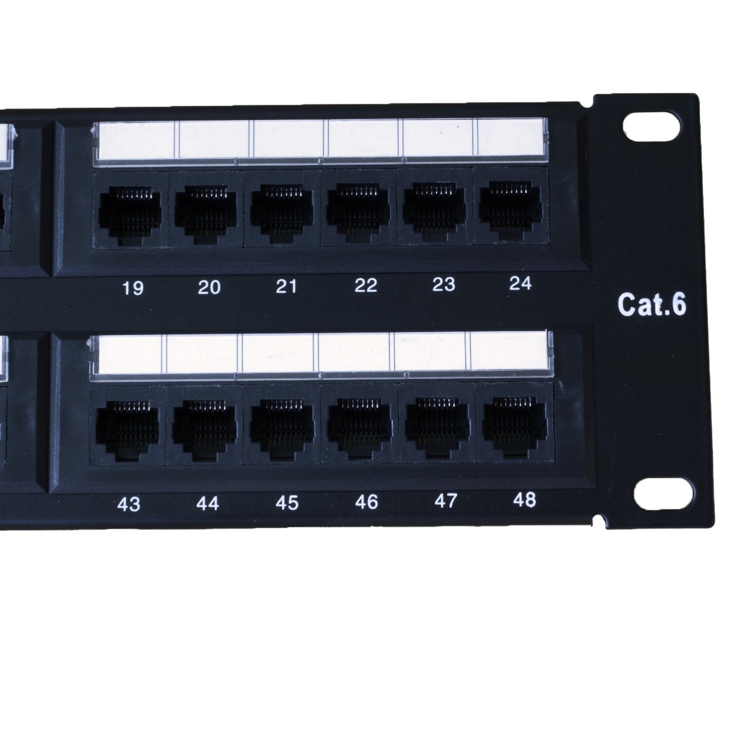 48 Port Cat-6 Patch Panel with Wire Management Bars as Low as $34.00 ea.