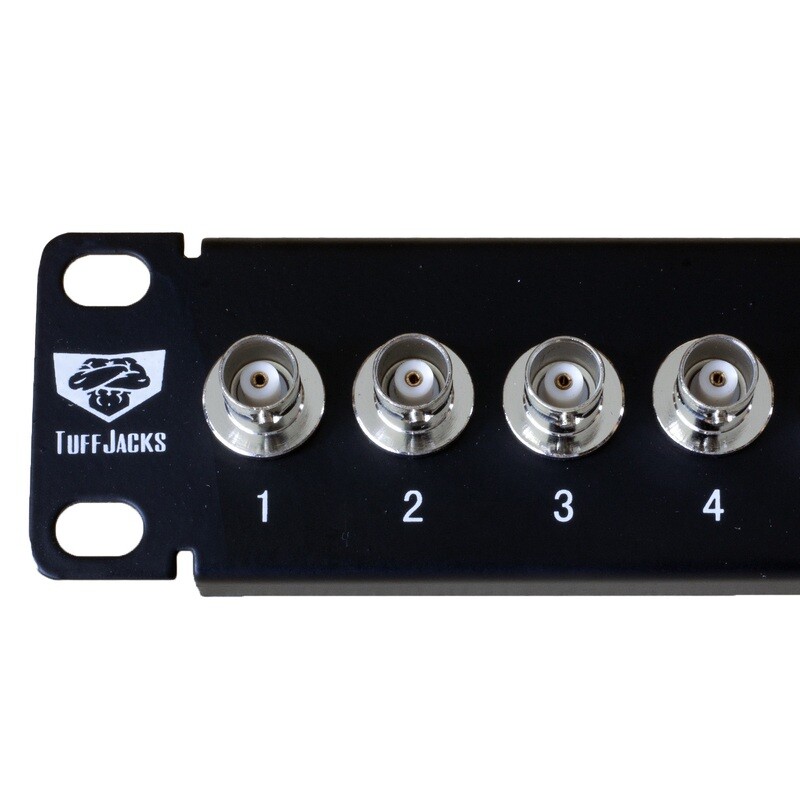 24 Port 50 Ohm BNC Patch Panel as Low as $27.00 ea.