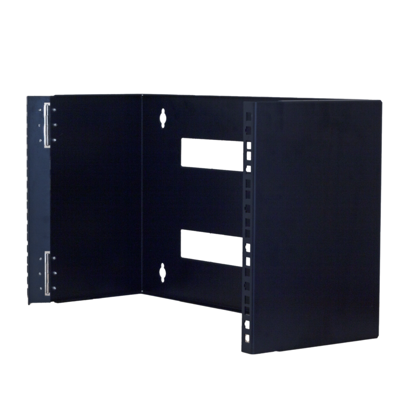 6RU x 19&quot; Hinged Wall Mount with Square Nuts and Screws