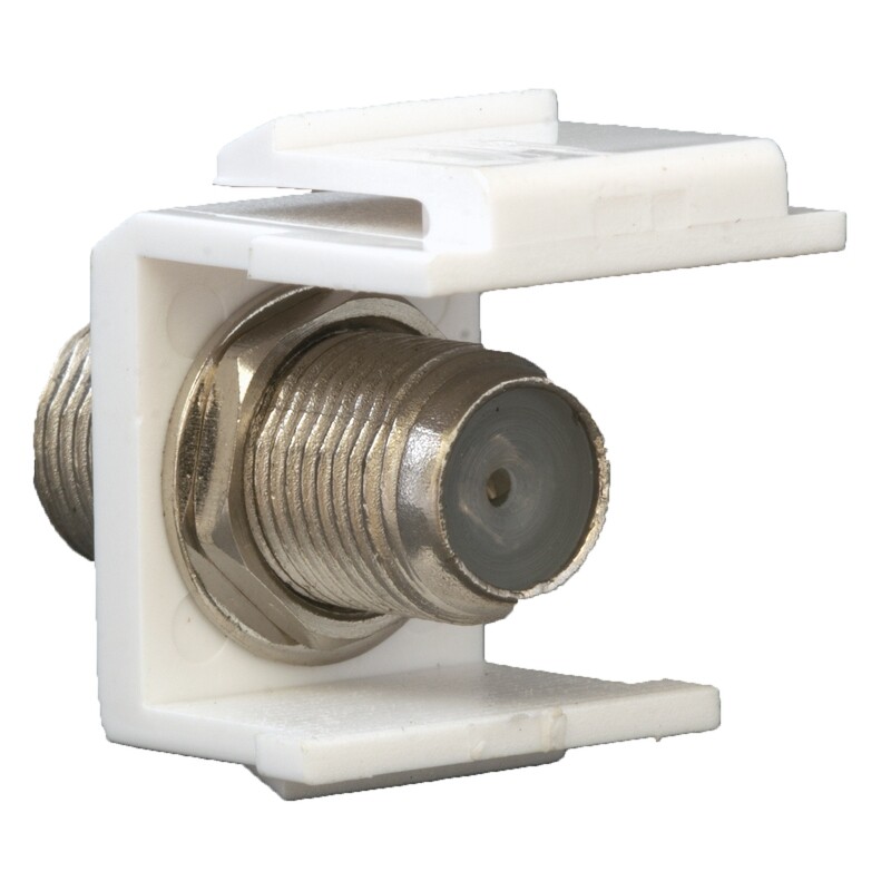 Coax F-81 Keystone Insert 1GHz as Low as $.45 ea
