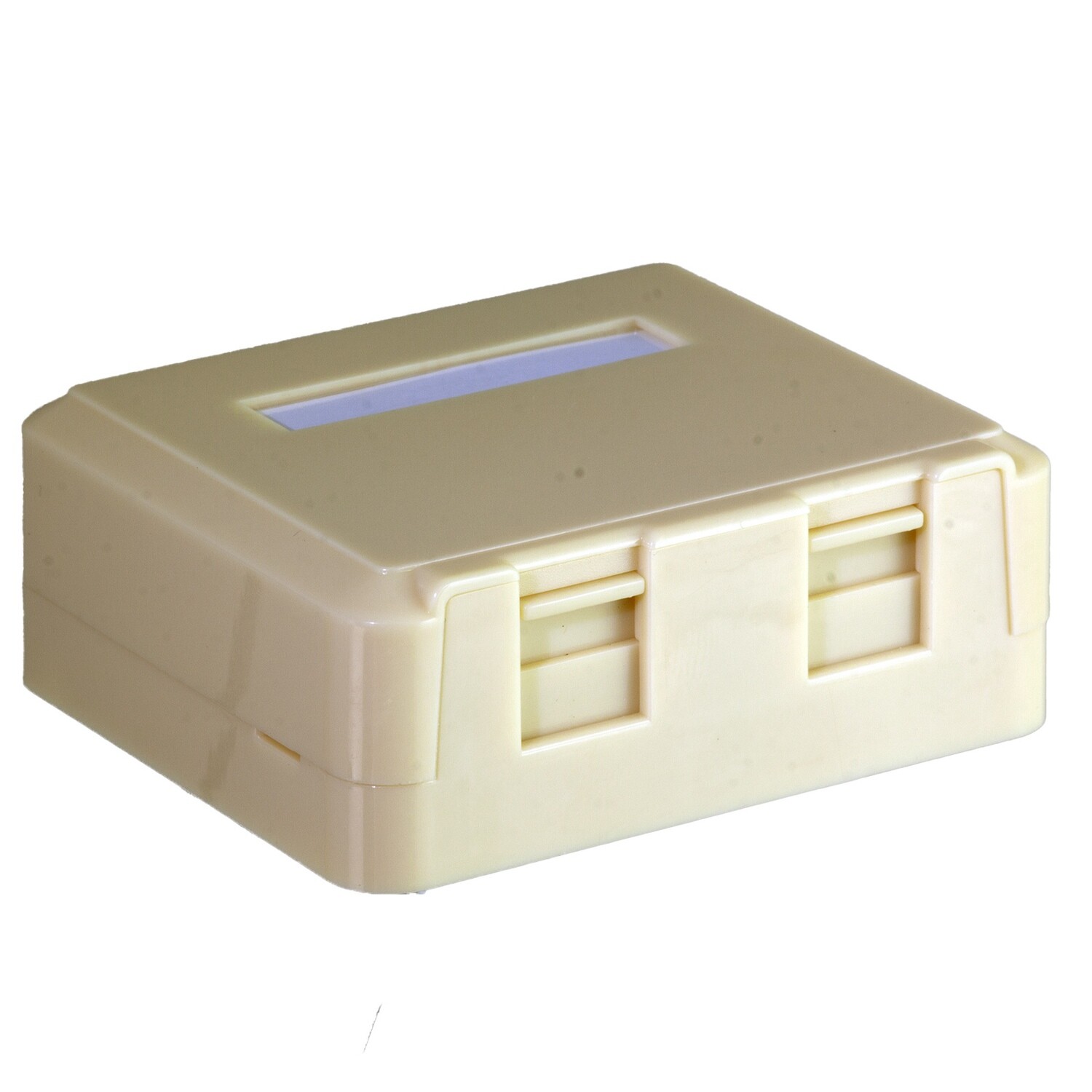 2 Port Surface Mount Box with Dust Door as Low as $.69 ea.