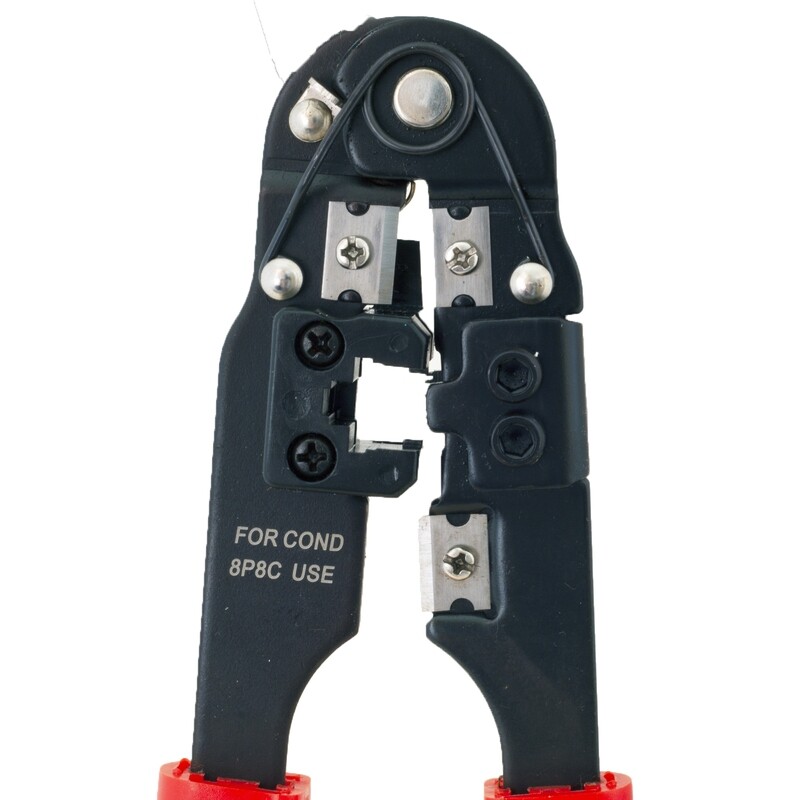 RJ45 - RJ11 Metal Crimper with Cutter
