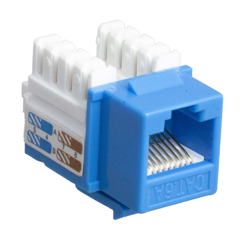 Cat 6A &quot;U&quot; Style 110 Punch Jacks