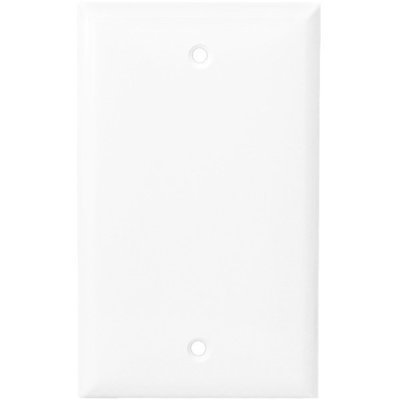 Blank Cover plate in White