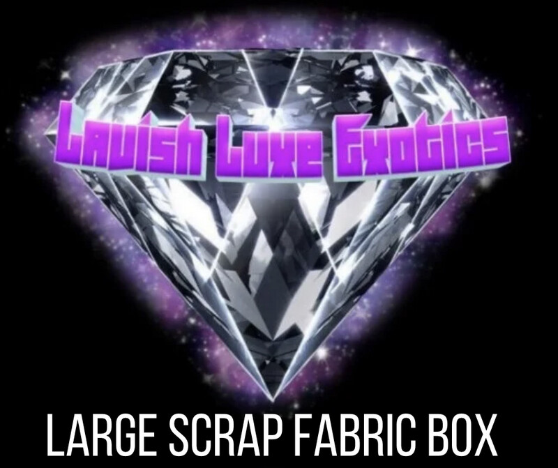 Large Scrap Fabric Box