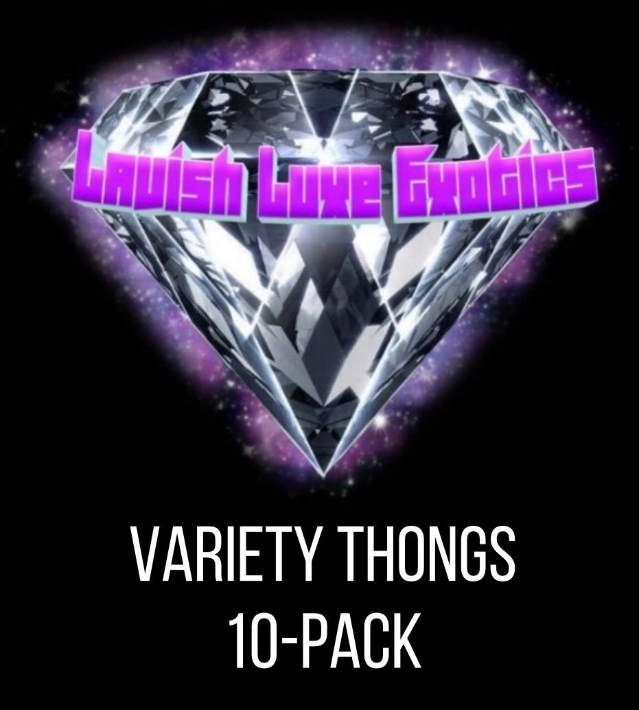 Variety Thongs 10-pack
